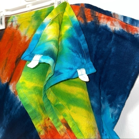 Tapestry Wall Decor Flag Rainbow Circle Tie Dye Peace Sign Pride Fair Trade - Picture 5 of 7